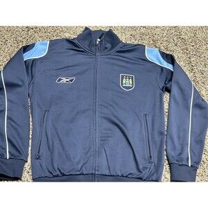 Manchester City Track Jacket Reebok 2003-04 - Men's S Blokecore Oasis